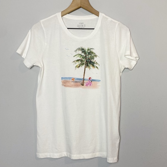 J. Crew Palm Tree Holiday Collector Tee - Picture 2 of 8
